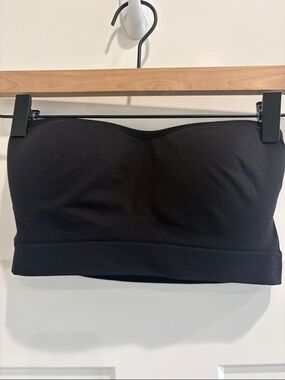 Auden Black Seamless Strapless Bandeau Bra